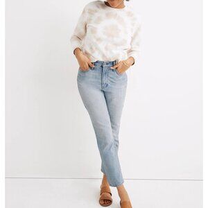 Madewell Curvy Perfect Vintage Jean Light wash high rise ankle woman new 24
